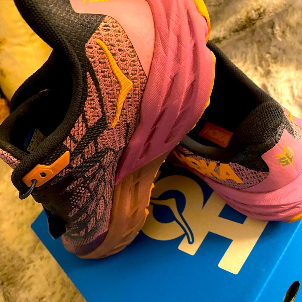 HOKA speedgoat athletic shoes 
Size 7 M